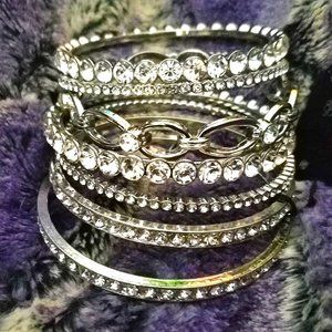 Paparazzi Rare Zi Bracelet “One Chance To Shine” Stack Bangles NWT